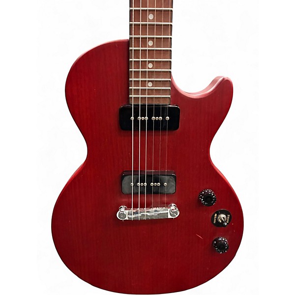Used Epiphone Les Paul Special P90S Satin Red Solid Body Electric Guitar