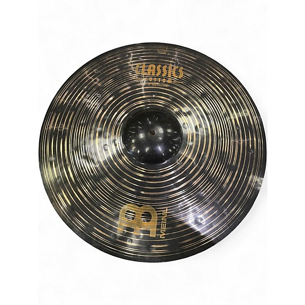 Used MEINL 22in CLASSIC CUSTOM DARK CRASH RIDE Cymbal