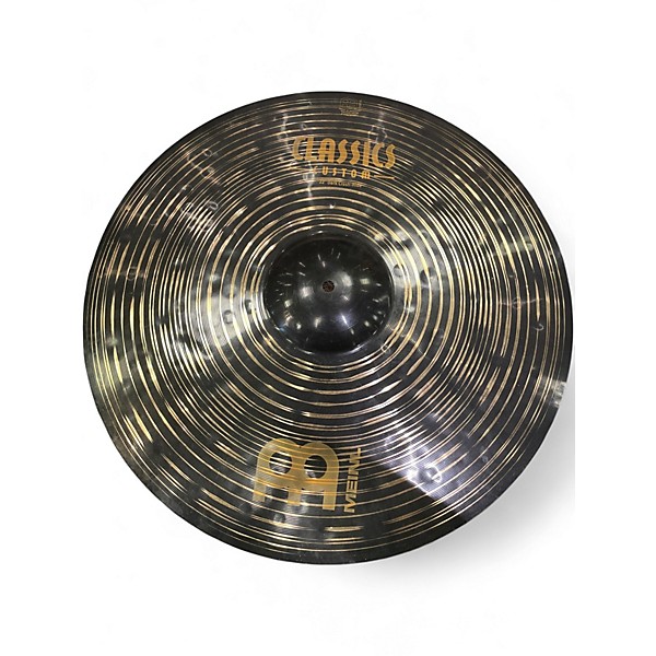Used MEINL 22in CLASSIC CUSTOM DARK CRASH RIDE Cymbal