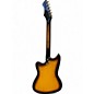 Vintage 1960s Harmony Bobcat Sunburst Solid Body Electric Guitar