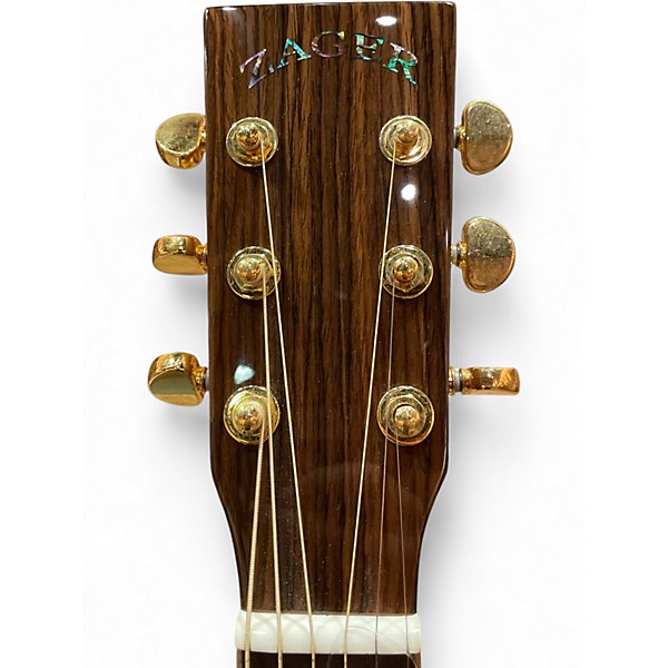 Used Zager ZAD-900CE/AURA/N Natural Acoustic Electric Guitar