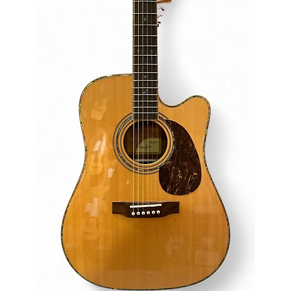Used Zager ZAD-900CE/AURA/N Natural Acoustic Electric Guitar