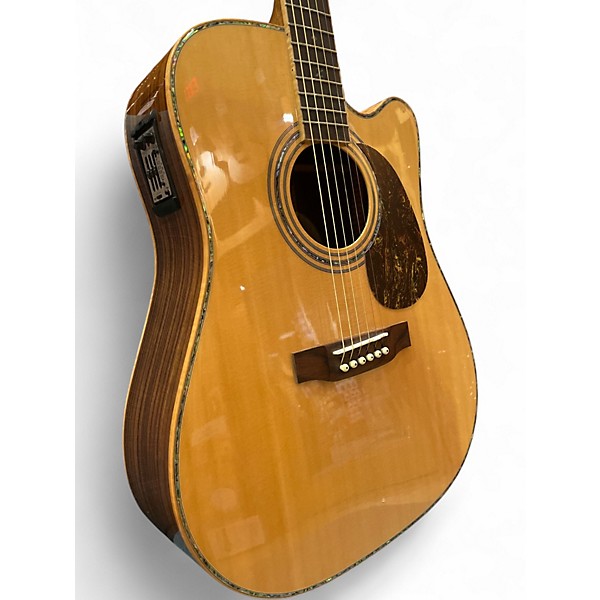 Used Zager ZAD-900CE/AURA/N Natural Acoustic Electric Guitar