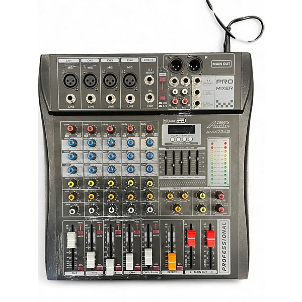 Used Audio 2000's AMX 7342 Powered Mixer
