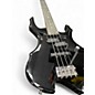 Used Glarry BURNING FIRE BASS BLACK Electric Bass Guitar
