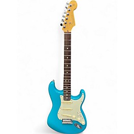 Used Fender American Professional II Stratocaster Miami blue Solid Body Electric Guitar