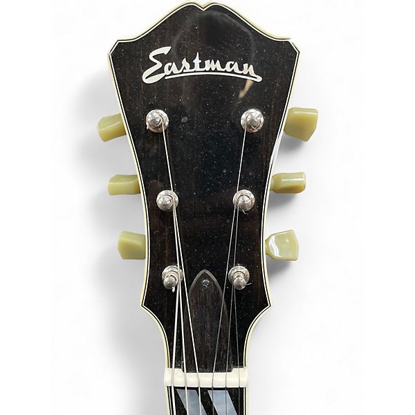 Used Eastman T486 Black Hollow Body Electric Guitar