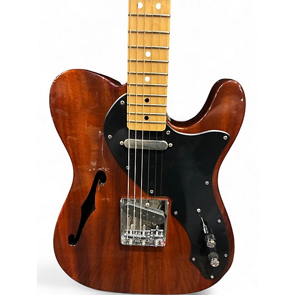 Used Squier thinline tele Natural Hollow Body Electric Guitar