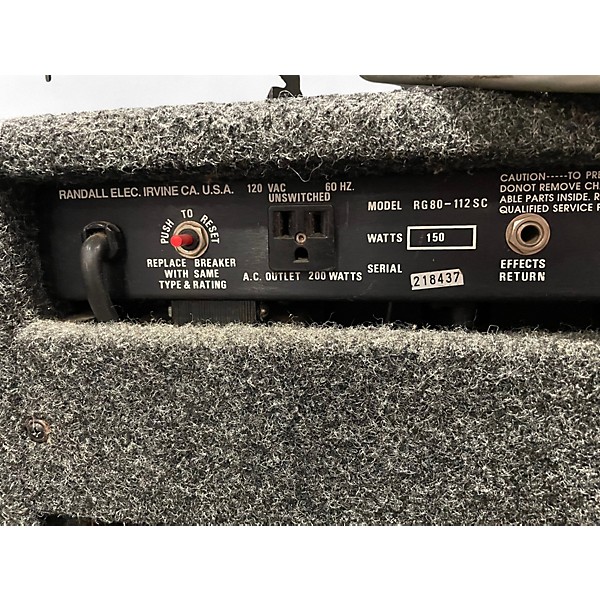 Vintage 1980s Randall RG80112SC 80W Guitar Combo Amp