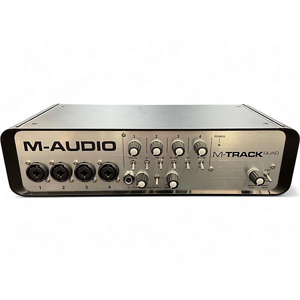 Used M-Audio M-TRACK QUAD Audio Interface