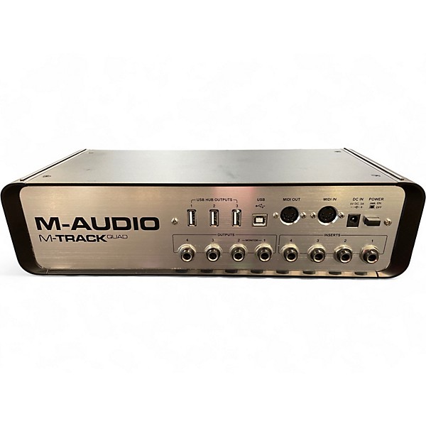 Used M-Audio M-TRACK QUAD Audio Interface