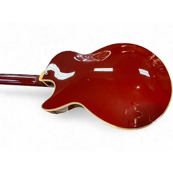 Used D'Angelico EX-SS Tour Wine Red Hollow Body Electric Guitar