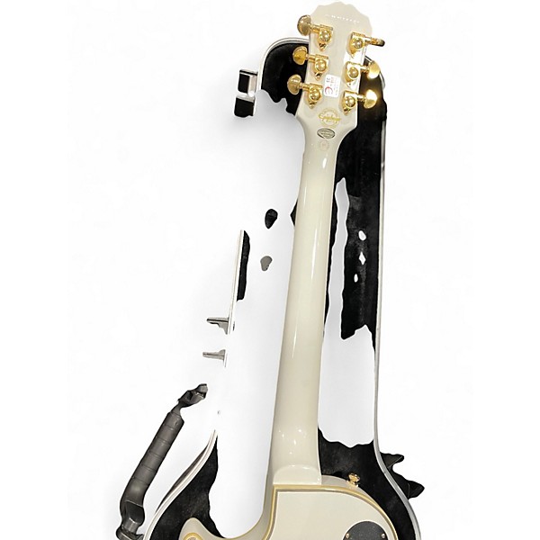 Used Epiphone Les Paul Custom Pro Alpine White Solid Body Electric Guitar