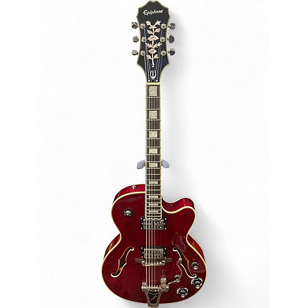 Used Epiphone Swingster Wine Red Hollow Body Electric Guitar