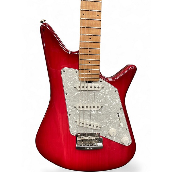 Used 2020s Ernie Ball Music Man Albert Lee Signature Pinkburst Solid Body Electric Guitar