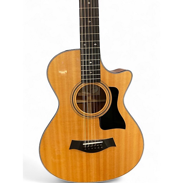 Used Taylor 352ce Natural 12 String Acoustic Electric Guitar