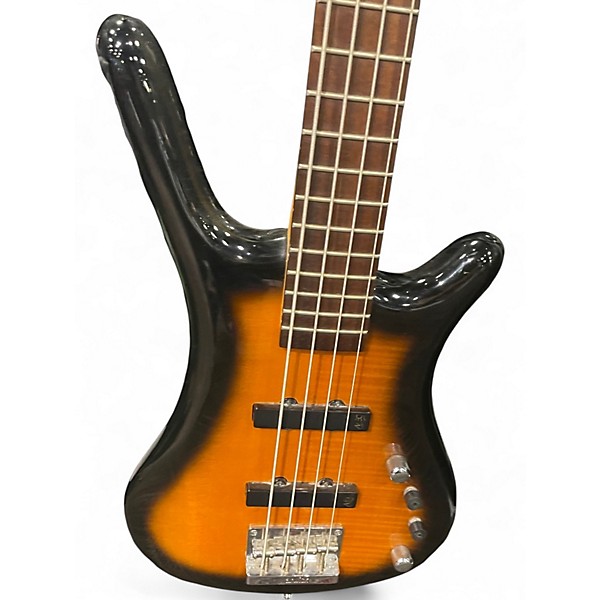 Used RockBass by Warwick Corvette Active 2 Tone Sunburst Electric Bass Guitar