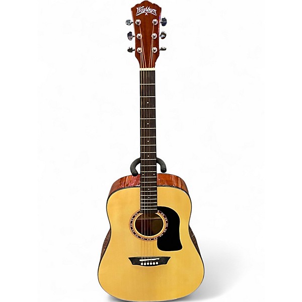 Used Washburn ad5k-a-u Natural Acoustic Guitar