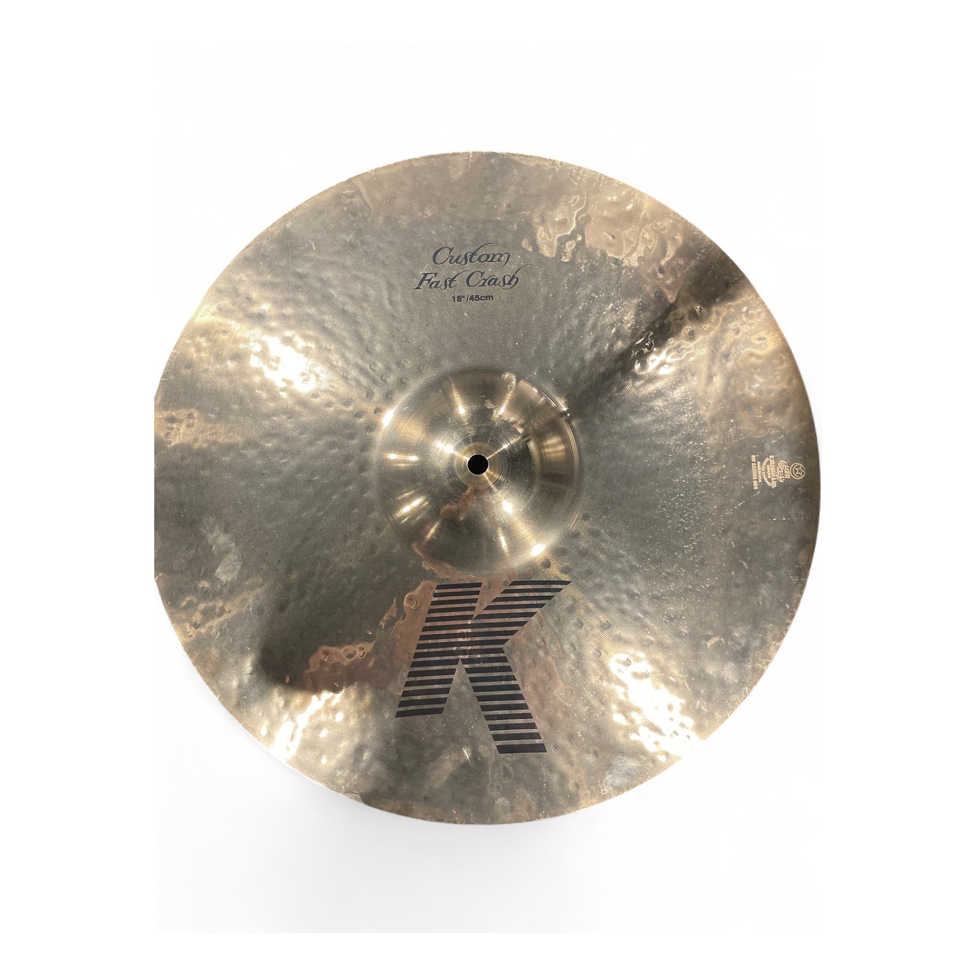 Used Zildjian 18in K Custom Fast Crash Cymbal 38 | Guitar Center