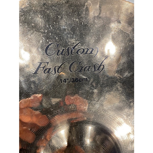 Used Zildjian 14in K Custom Fast Crash Cymbal