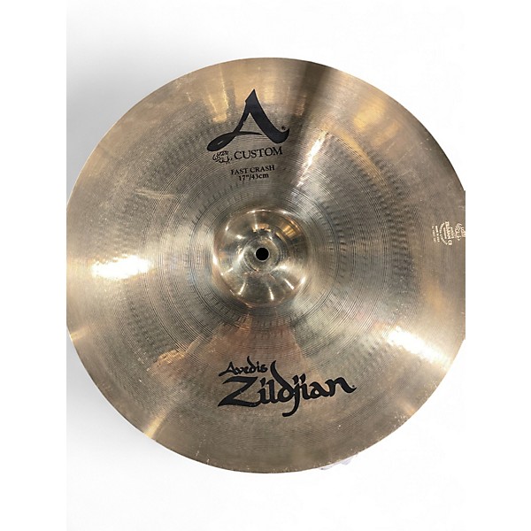 Used Zildjian 17in A Custom Fast Crash Cymbal