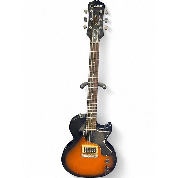 Used Epiphone Les Paul Junior 2 Color Sunburst Solid Body Electric Guitar