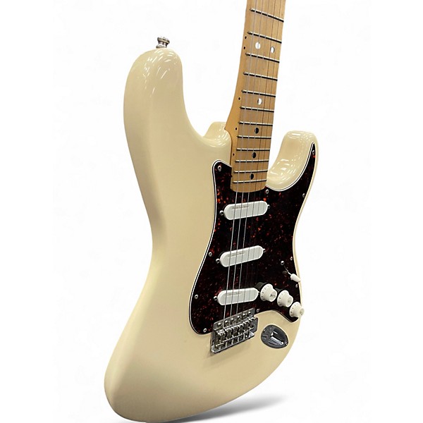 Used Fender Player Stratocaster Olympic White Solid Body Electric Guitar