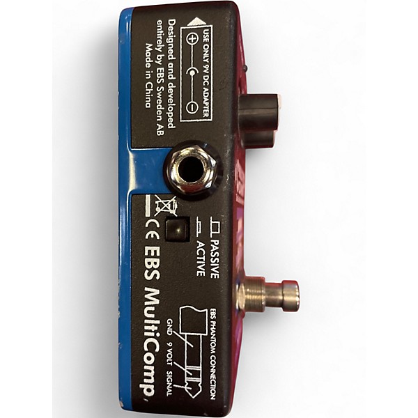 Used EBS Multicomp Compressor Bass Effect Pedal