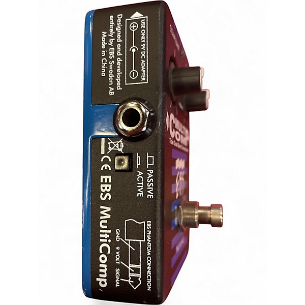 Used EBS Multicomp Compressor Bass Effect Pedal