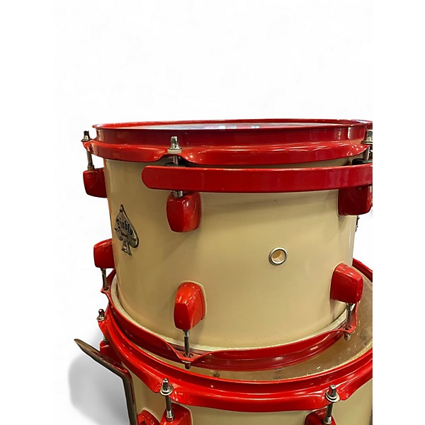 Used ddrum 4 Piece DIABLO WHITE Drum Kit