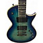 Used ESP LTD EC100QM Blue Burst Solid Body Electric Guitar