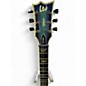 Used ESP LTD EC100QM Blue Burst Solid Body Electric Guitar