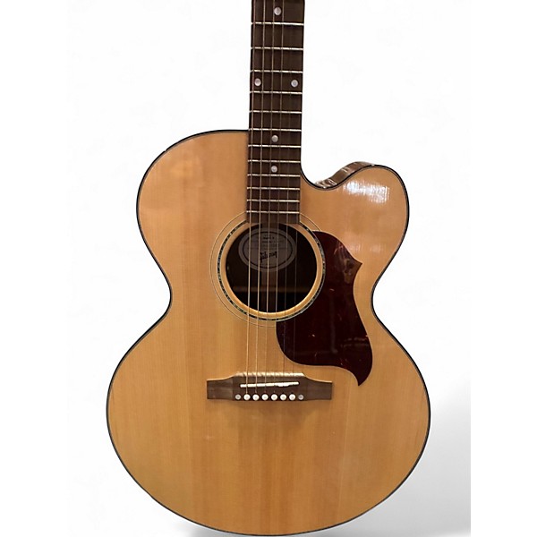 Used 2021 Gibson J185EC MODERN WALNUT Antique Natural Acoustic Electric Guitar