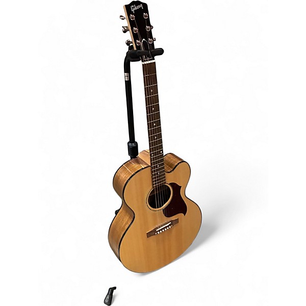 Used 2021 Gibson J185EC MODERN WALNUT Antique Natural Acoustic Electric Guitar