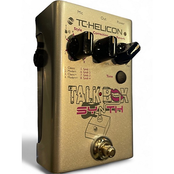 Used TC Helicon talk box synth Effect Pedal
