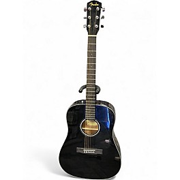 Used Fender CD60 Dreadnought BLACK Acoustic Guitar