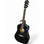 Used Fender CD60 Dreadnought BLACK Acoustic Guitar