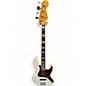 Used Fender American Ultra Jazz Bass Alpine White Electric Bass Guitar thumbnail