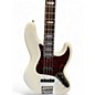 Used Fender American Ultra Jazz Bass Alpine White Electric Bass Guitar