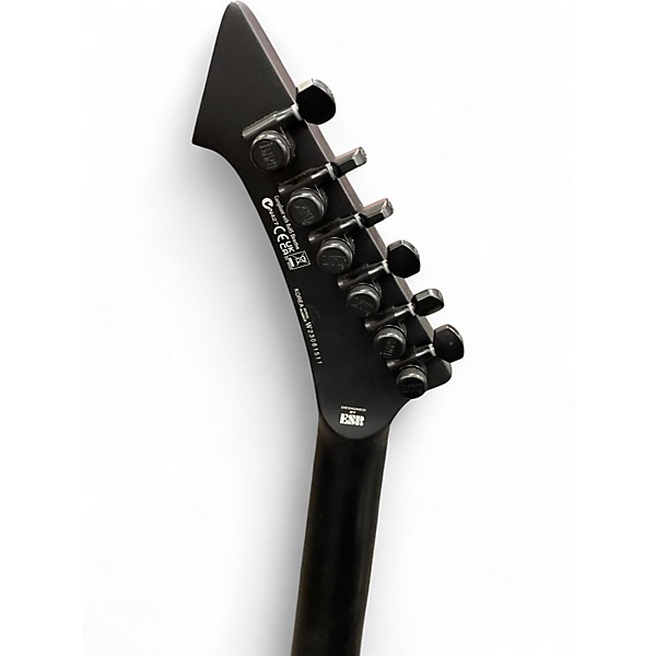 Used ESP LTD James Hetfield Snakebyte Black Solid Body Electric Guitar