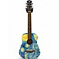 Used Luna Safari Starry Night 3/4 Size Starry Night Acoustic Guitar thumbnail