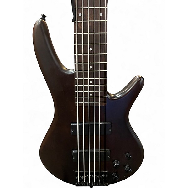 Used Ibanez GSR206 6 String WALNUT FLAT Electric Bass Guitar