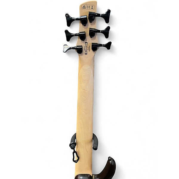 Used Ibanez GSR206 6 String WALNUT FLAT Electric Bass Guitar