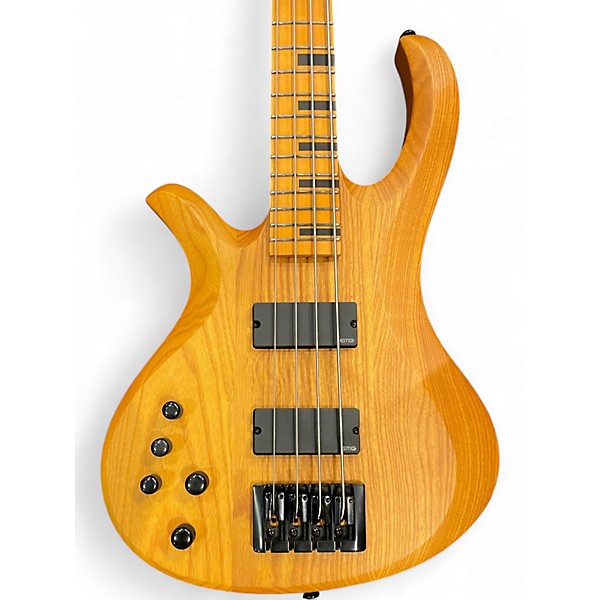 Used Schecter Guitar Research Riot 4 String Natural Electric Bass Guitar