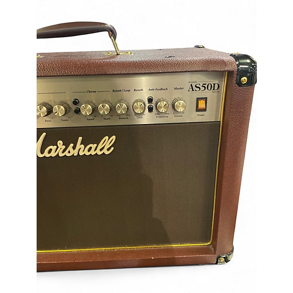Used Marshall AS50D 50W 2X8 Acoustic Guitar Combo Amp