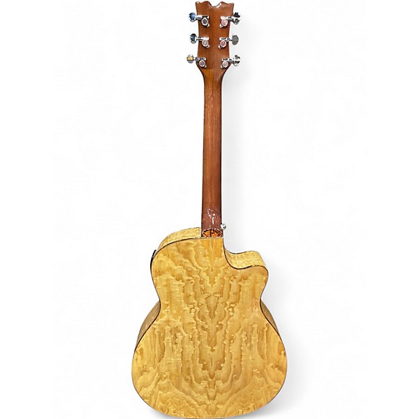 Used Dean EQAL GN Quilted Natural Acoustic Electric Guitar