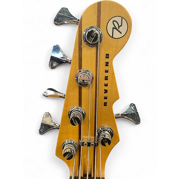 Used Reverend MERCALLI 5 TEAL Electric Bass Guitar