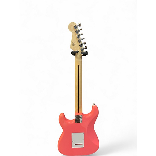 Used Squier STRATOCASTER Shell Pink Solid Body Electric Guitar