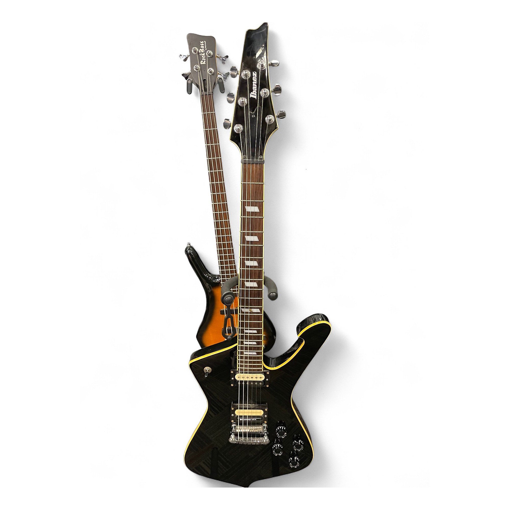 ギター Ibanez IC400 Black Used Ibanez IC400 Iceman Black Solid Body Electric Guitar Black
