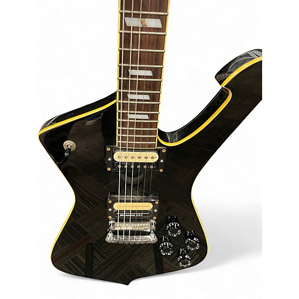 Used Ibanez IC400 Iceman Black Solid Body Electric Guitar
